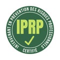 Intervening in the prevention of occupational risks symbol in France