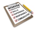 Interview Checklist