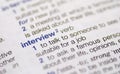 Interview word definition