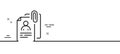 Interview documents line icon. CV file attachment sign. Minimal line pattern banner. Vector