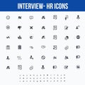 Interview/Human Resources Icons for web/mobile screens - part 2