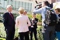 interview Nils Daniel Carl Bildt Royalty Free Stock Photo