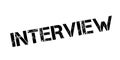 Interview rubber stamp