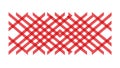 Interwoven Criss-Cross Line Pattern, vector design Generative AI Royalty Free Stock Photo