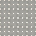 Interwoven at right angles striped lines. Abstract geometric seamless pattern. Vector