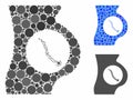Intestinal parasite Composition Icon of Circles