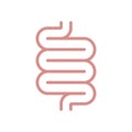 Intestine human graphic icon