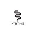 intestine logo template