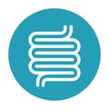 Intestine vector icon