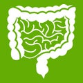 Intestines icon green