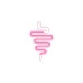 intestines symbol for digestive logo vector icon illustration