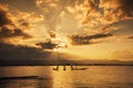 Intha Burmese fishermen on boa