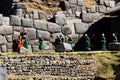 Inti Raymi Celebration Cusco Peru Blowing Conch Shells