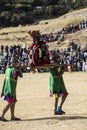 The Inti Raymi is a traditional religious ceremony of the Inca Empire in honor of the god Inti the most venerated deity