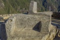 Intihuatana Machu Picchu ruins Cuzco Peru