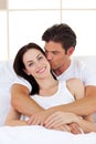 Intimate couple hugging Royalty Free Stock Photo
