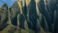 Intimate View of Na Pali Coast Cliffs