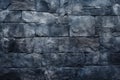 Intimidating Dark concrete stone wall. Generate Ai Royalty Free Stock Photo