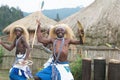 Intore dancers at the village
