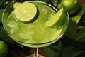 Intoxicating Margarita cocktail. Generate Ai