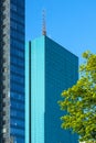 Intraco I office tower building at 2 Stawki street in Muranow district of central Warsaw, Poland Royalty Free Stock Photo