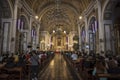 Intramuros, Manila, Philippines - Good Friday Mass at San Agustin Church