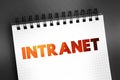 Intranet - computer network for sharing information, collaboration tools, and other computing services within an organization,