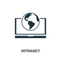 Intranet icon. Creative element design from icons collection. Pixel perfect Intranet icon for web design, apps, software, print
