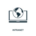 Intranet icon. Creative element design from icons collection. Pixel perfect Intranet icon for web design, apps, software, print