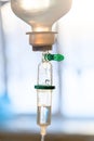 Intravenous drip in ICU