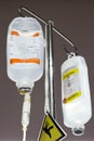 Intravenous infusion bottles