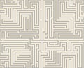 Intricacy labyrinth maze seamless pattern background design template vector illustration