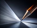 Intricate Abstract Art Long Exposure Graphite Pencil Marks on Blank Paper Unveiling a Mesmerizing Visual Symphony