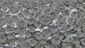 Abstract Liquid Chrome Bubbles Background Royalty Free Stock Photo