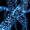 Abstract Digital DNA Code Good Resolution Stock Photo Royalty Free Stock Photo