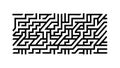 Intricate Abstract Geometric Maze Pattern Vector Graphic, vector design Generative AI Royalty Free Stock Photo