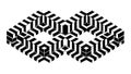 Intricate Abstract Geometric Pattern for Modern Art, vector design Generative AI Royalty Free Stock Photo
