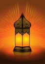 Intricate arabic floor lamp