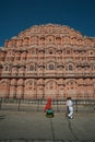 Intricate architecture in ancient Jaipur Royalty Free Stock Photo