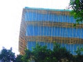 Bamboo scaffolding on Hong Kong building