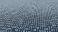 Intricate binary code pattern on dark background Royalty Free Stock Photo