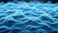 Intricate blue digital wireframe mesh representing a complex network or data visualization Keywords: abstract Royalty Free Stock Photo