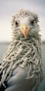 Intricate Braided Braids An Analog Portrait Of A Seagull Royalty Free Stock Photo