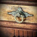 Beautiful Antique Drawer with Ring Style Drawer Pull.