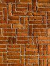 Intricate brick laying pattern as background