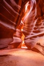 The intricate canyons of Antelope Canyon. Royalty Free Stock Photo