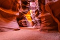 The intricate canyons of Antelope Canyon.