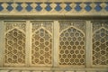 Intricate Carved White Marble Screen