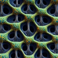 Intricate Cellular Pattern Design Royalty Free Stock Photo