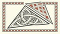 Intricate Celtic Knot Design Frame, vector design Generative AI Royalty Free Stock Photo